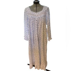 Eileen West Brushed cotton nightgown size S